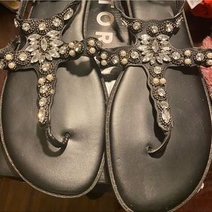 Black Comfortable  Sandals